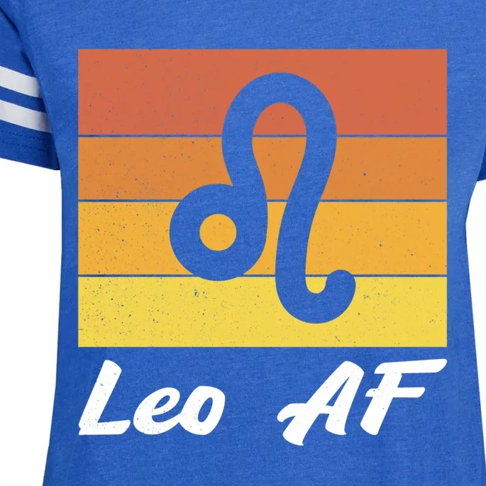 Leo S And Zodiac Leo Af Gift Enza Ladies Jersey Football T-Shirt