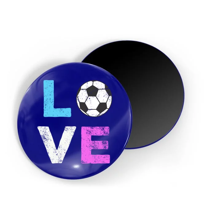 Love Soccer American Team Fan Gift Magnet