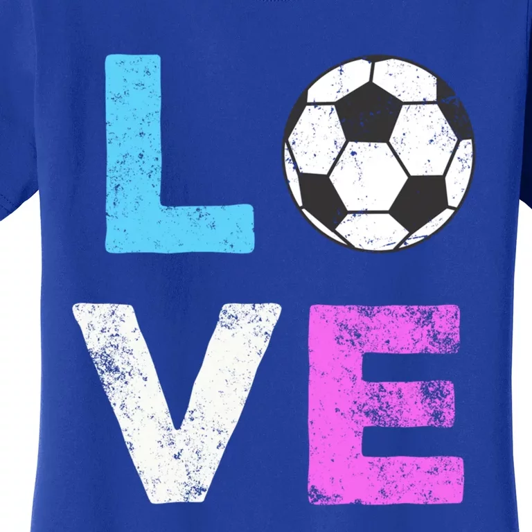 Love Soccer American Team Fan Gift Women's T-Shirt