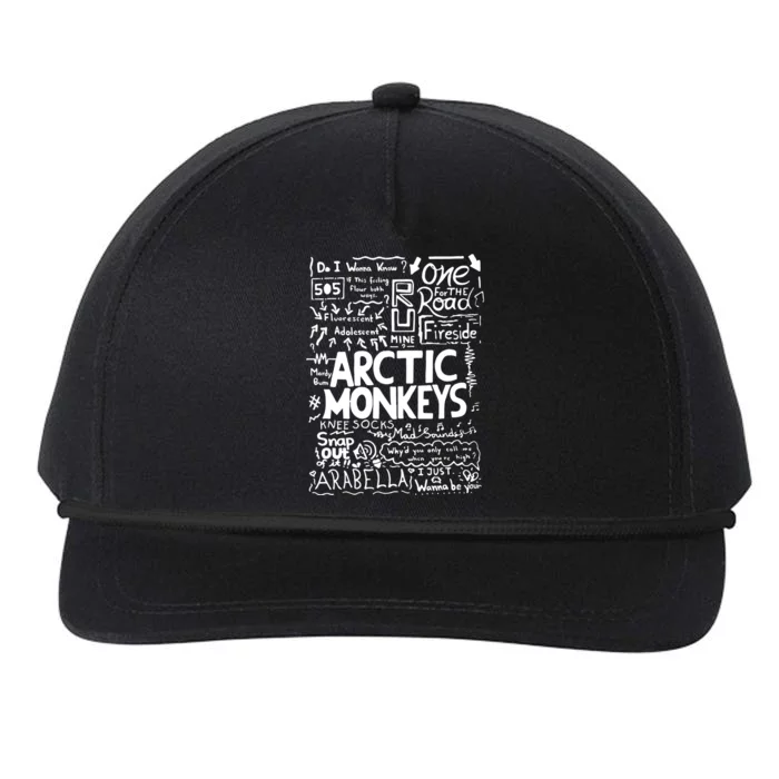 List Songs Arctic Monkeys Snapback Five-Panel Rope Hat