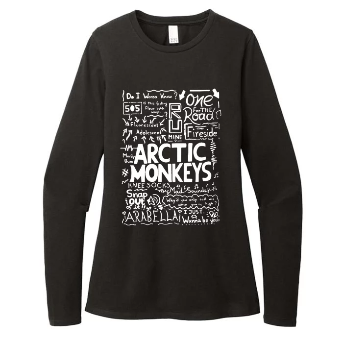 List Songs Arctic Monkeys Womens CVC Long Sleeve Shirt