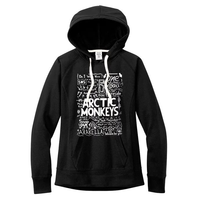 List Songs Arctic Monkeys Women's Fleece Hoodie