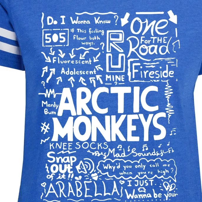 List Songs Arctic Monkeys Enza Ladies Jersey Football T-Shirt