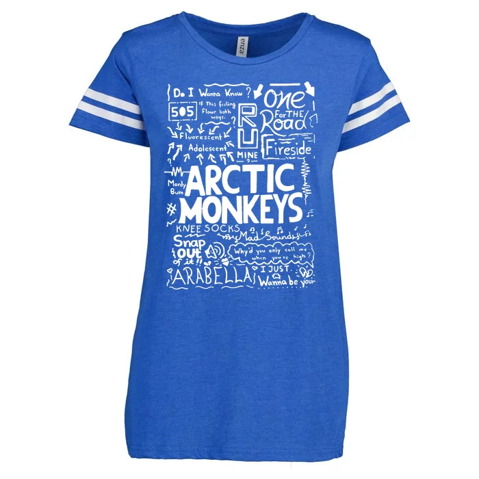 List Songs Arctic Monkeys Enza Ladies Jersey Football T-Shirt