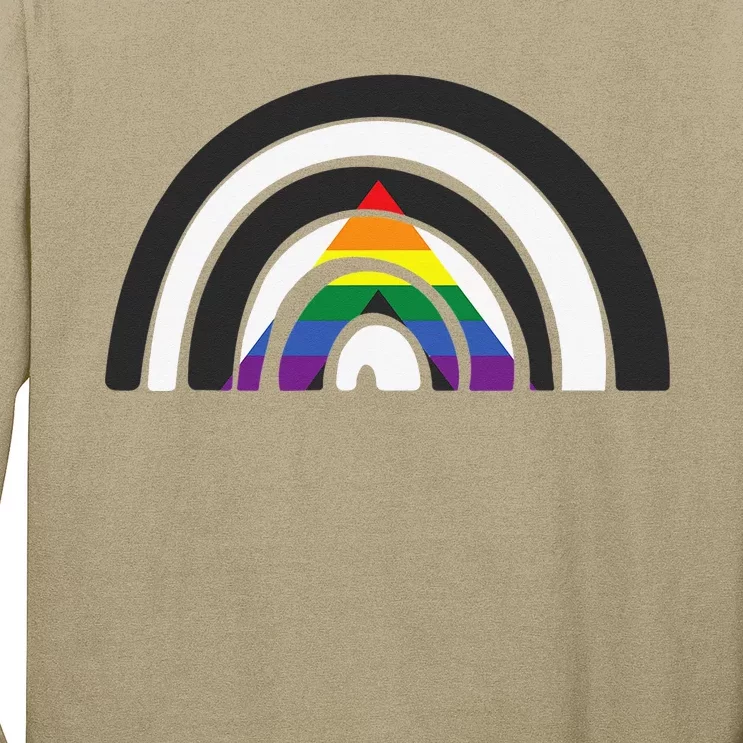 LGBTQ Straight Ally Flag LGBTQIA+ Rainbow Straight Ally Long Sleeve Shirt