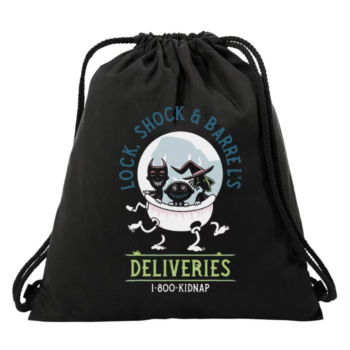 Lock Shock Amp Halloween Retro Drawstring Bag