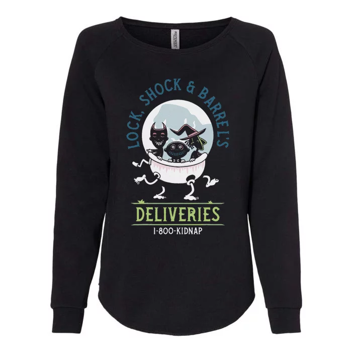 Lock Shock Amp Halloween Retro Womens California Wash Sweatshirt