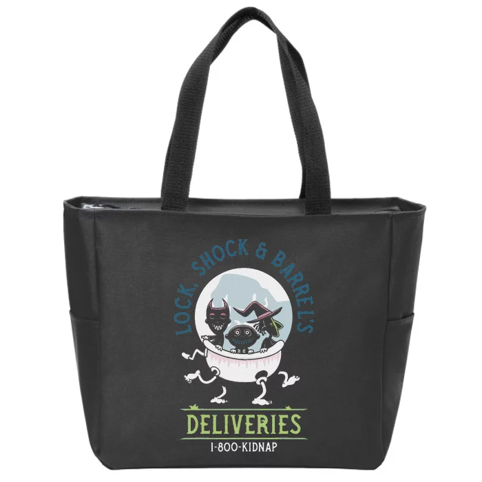 Lock Shock Amp Halloween Retro Zip Tote Bag