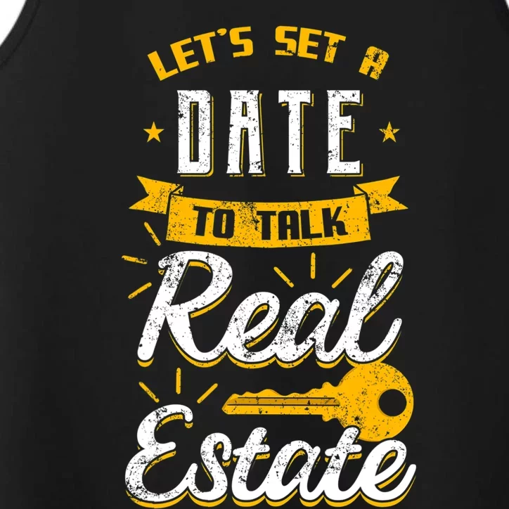 Lets Set A Date To Talk Real Estate Agent Broker Performance Tank