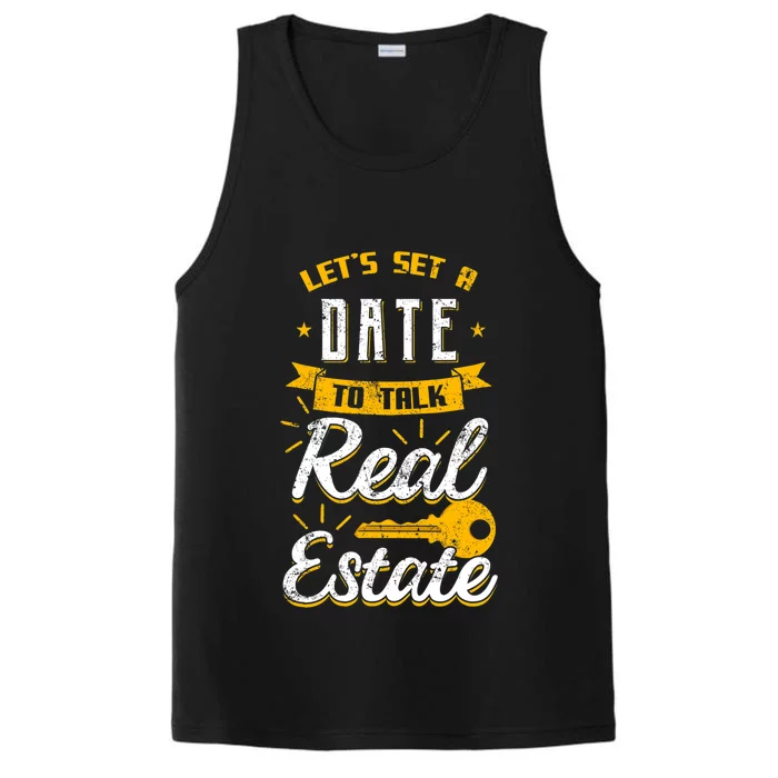 Lets Set A Date To Talk Real Estate Agent Broker Performance Tank