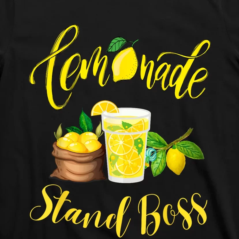 Lemonade Stand Boss Funny Lemonade Summer T-Shirt