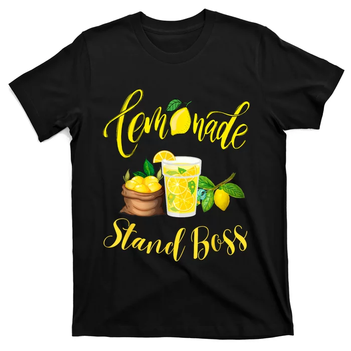 Lemonade Stand Boss Funny Lemonade Summer T-Shirt