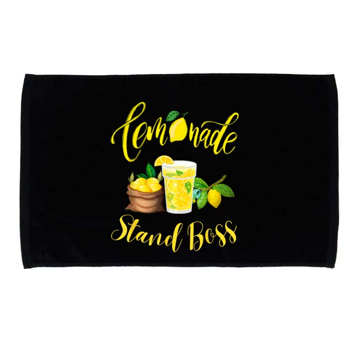 Lemonade Stand Boss Funny Lemonade Summer Microfiber Hand Towel