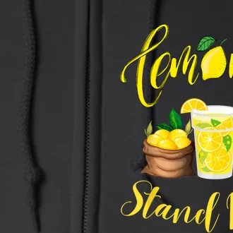 Lemonade Stand Boss Funny Lemonade Summer Full Zip Hoodie