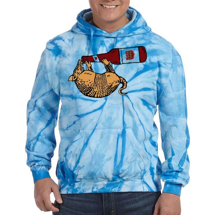 Lone Star Beer Armadillo Texas Tie Dye Hoodie