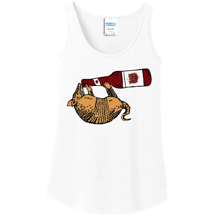 Lone Star Beer Armadillo Texas Ladies Essential Tank