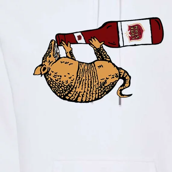 Lone Star Beer Armadillo Texas Premium Hoodie