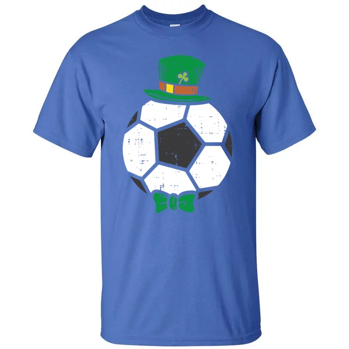 Leprechaun Soccer Ball St Patricks Day Sports Football Gift Tall T-Shirt