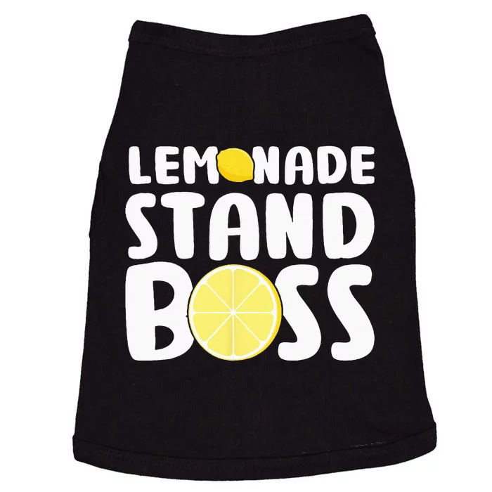 Lemonade Stand Boss Funny Lemon Juice Lover Doggie Tank