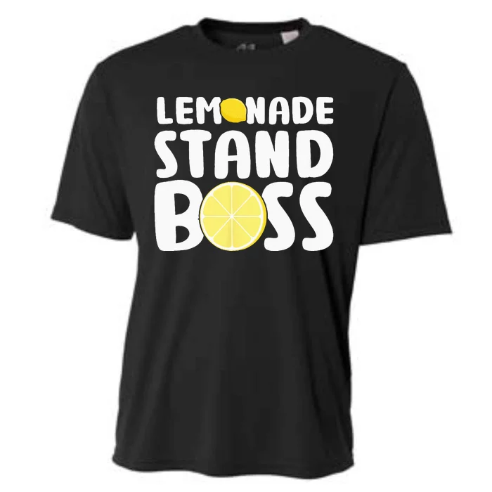 Lemonade Stand Boss Funny Lemon Juice Lover Cooling Performance Crew T-Shirt