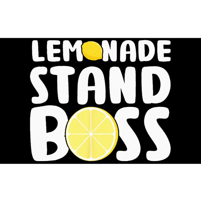 Lemonade Stand Boss Funny Lemon Juice Lover Bumper Sticker