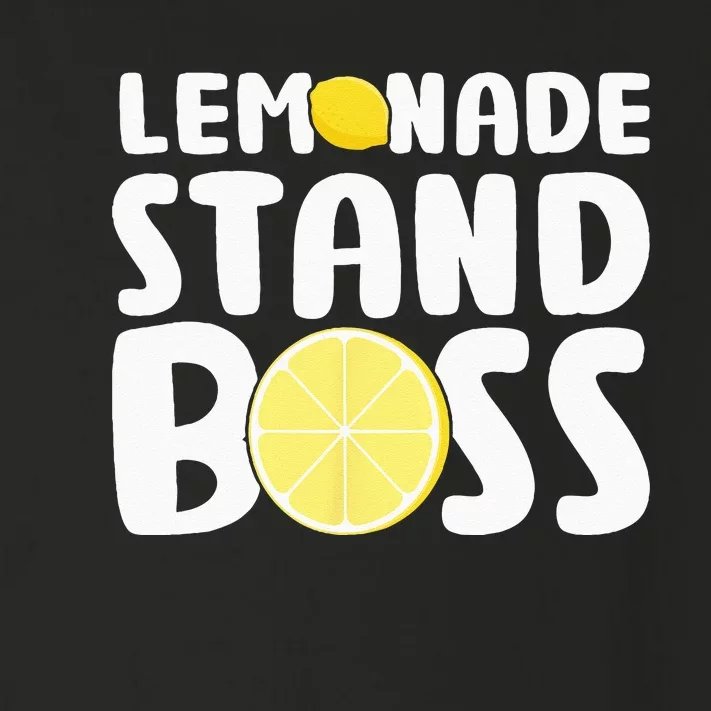 Lemonade Stand Boss Funny Lemon Juice Lover Toddler Long Sleeve Shirt