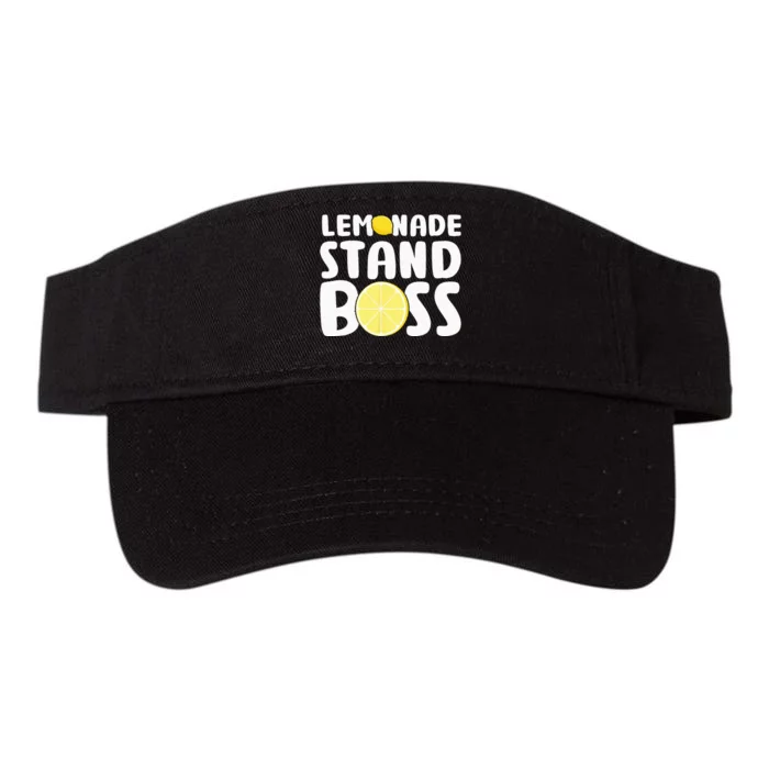 Lemonade Stand Boss Funny Lemon Juice Lover Valucap Bio-Washed Visor