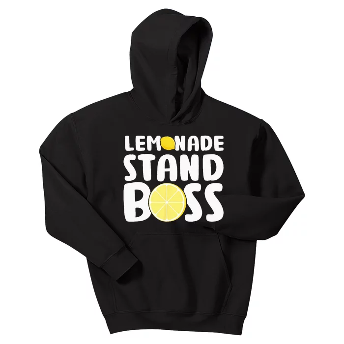 Lemonade Stand Boss Funny Lemon Juice Lover Kids Hoodie