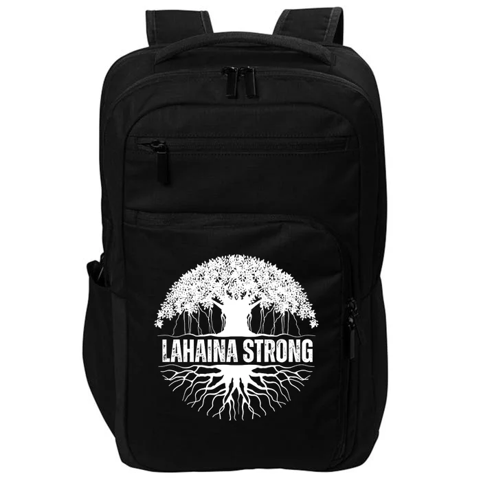 Lahaina Strong Banyan Tree Maui Wildfire Impact Tech Backpack