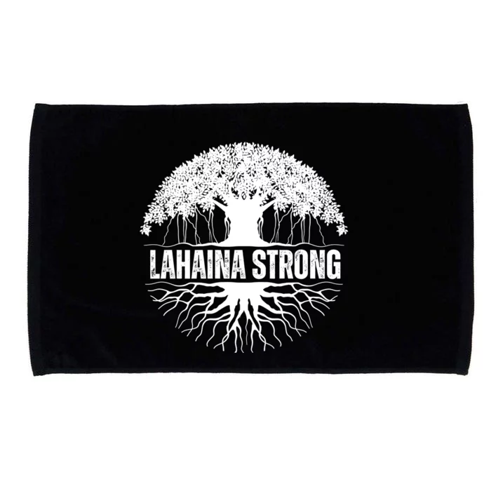 Lahaina Strong Banyan Tree Maui Wildfire Microfiber Hand Towel