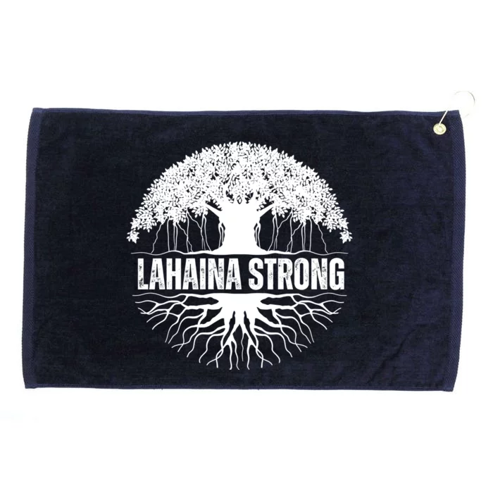 Lahaina Strong Banyan Tree Maui Wildfire Grommeted Golf Towel