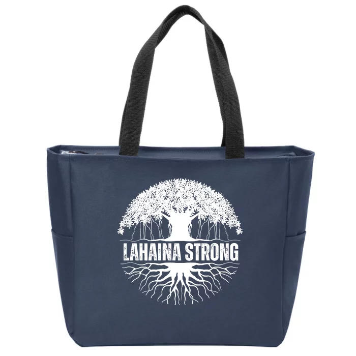 Lahaina Strong Banyan Tree Maui Wildfire Zip Tote Bag