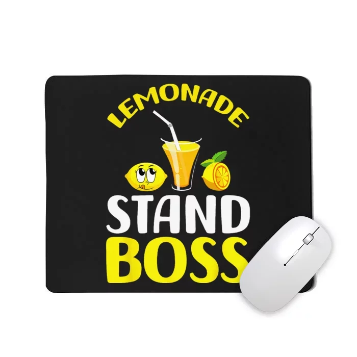 Lemonade Stand Boss Funny lemonade summer Mousepad