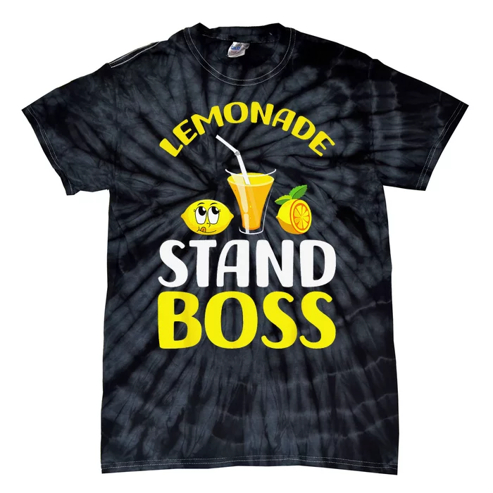 Lemonade Stand Boss Funny lemonade summer Tie-Dye T-Shirt