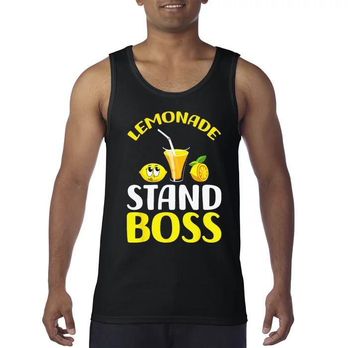 Lemonade Stand Boss Funny lemonade summer Tank Top