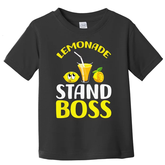 Lemonade Stand Boss Funny lemonade summer Toddler T-Shirt