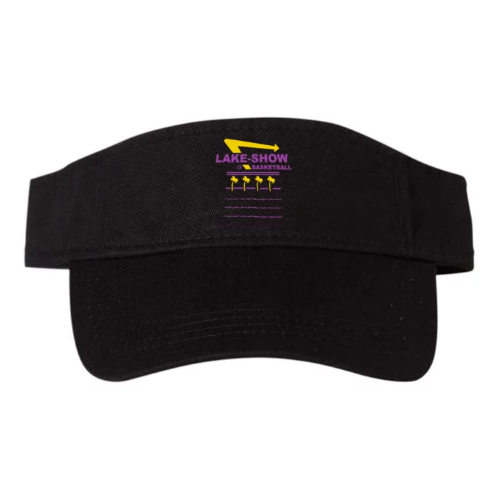 Lake Show Basketball Valucap Bio-Washed Visor