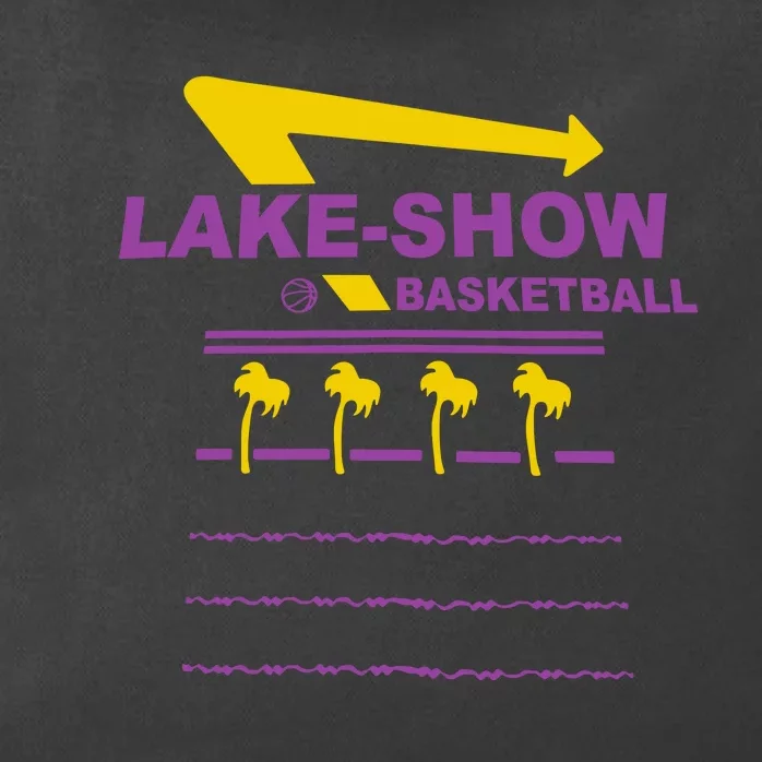 Lake Show Basketball Zip Tote Bag