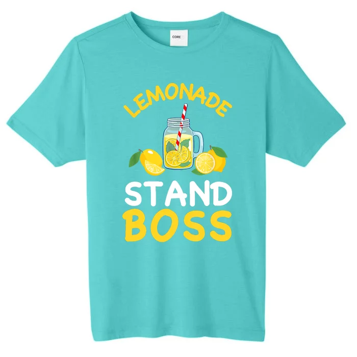 Lemonade Stand Boss Lemon Juice Gift Summer Drink ChromaSoft Performance T-Shirt