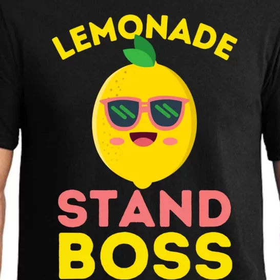 Lemonade Stand Boss Lemon Juice Gift Summer Drink Pajama Set