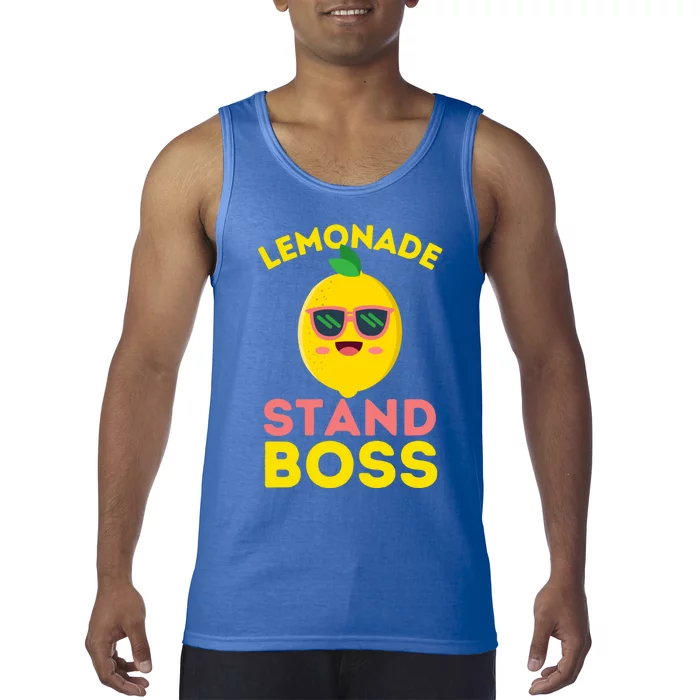 Lemonade Stand Boss Lemon Juice Gift Summer Drink Tank Top