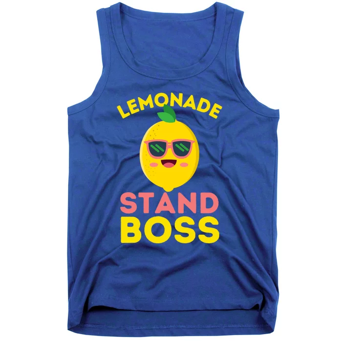 Lemonade Stand Boss Lemon Juice Gift Summer Drink Tank Top