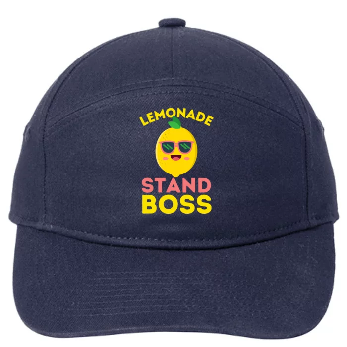 Lemonade Stand Boss Lemon Juice Gift Summer Drink 7-Panel Snapback Hat