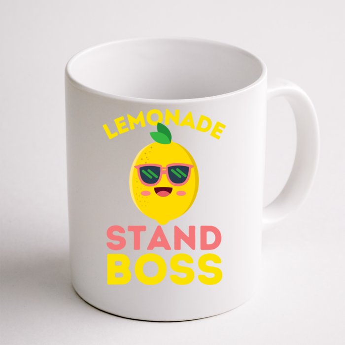 Lemonade Stand Boss Lemon Juice Gift Summer Drink Front & Back Coffee Mug