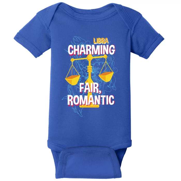 Libra Scales Birthday Gift Baby Bodysuit