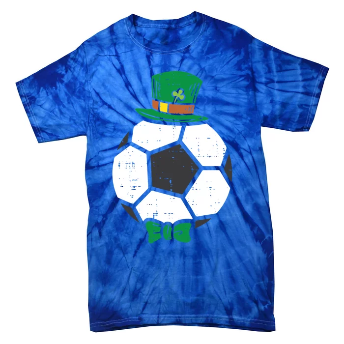 Leprechaun Soccer Ball St Patricks Day Sports Football Gift Cute Gift Tie-Dye T-Shirt