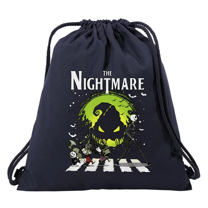 Lock Shock Barrel Walking Scary Road Halloween Drawstring Bag