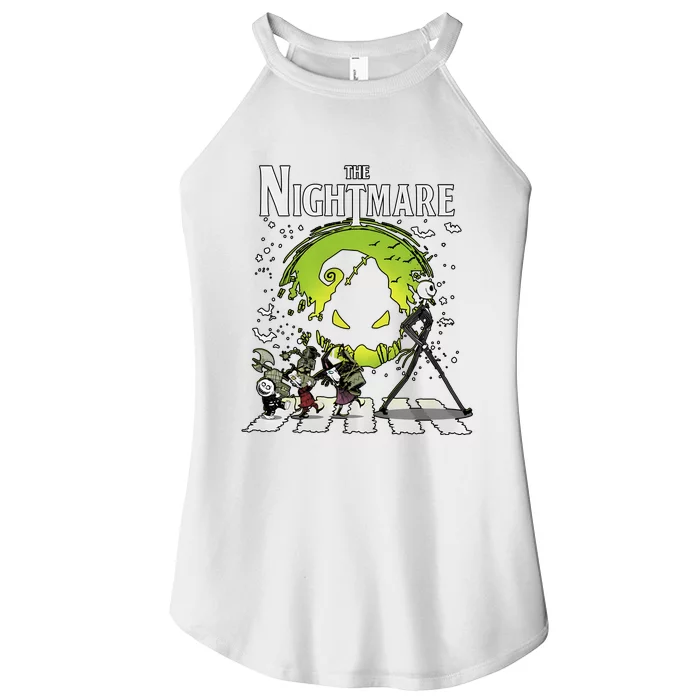 Lock Shock Barrel Walking Scary Road Halloween Women’s Perfect Tri Rocker Tank