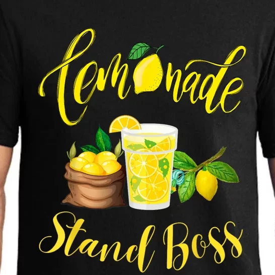 Lemonade Stand Boss Funny Lemonade Summer Pajama Set