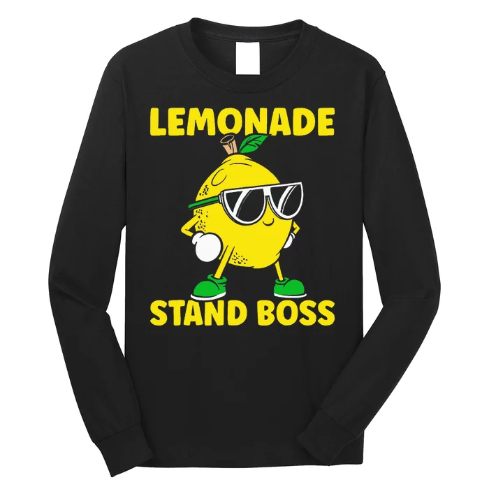 Lemonade Stand Boss Lemon Juice Lemonade Stand Long Sleeve Shirt